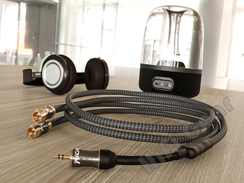 MAGNUS Jack 3.5/RCA - Hi-End Audio Cable INTERCONNECT Stereo Jack 3.5  mm/RCA for Hi-Fi interconnection